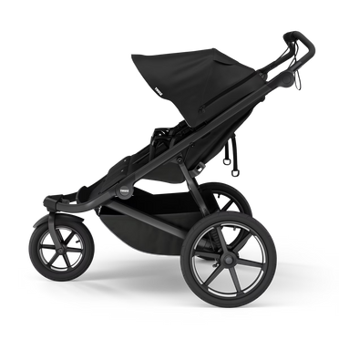 Thule® Urban Glide 3 Double twin multifunctional tricycle pram running | Jet Black Alu