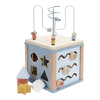 Little Dutch® wooden activation cube | Ocean blue