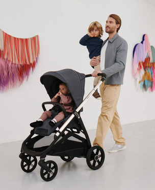 Inglesina® Aptica Duo wózek głęboko-spacerowy 2w1 | Velvet Grey