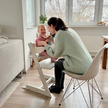 Stokke® Tripp Trapp® Chair + Infant Lounger Newborn Set | SoftMint
