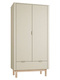 Pinio Miloo 2 door closet champagne