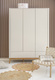 Pinio Miloo chest of drawers 3 drawers + 1 door champagne