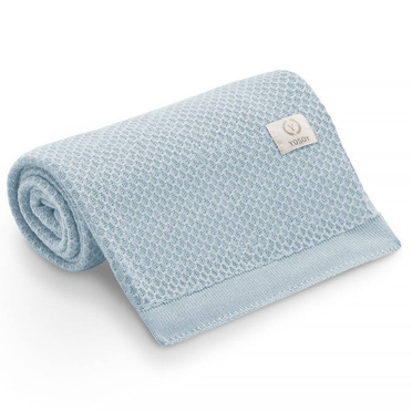 Yosoy | Clover Bamboo Blanket | Blue