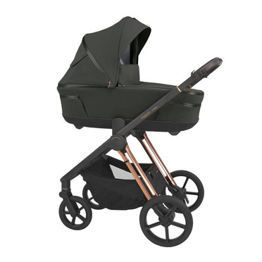 Espiro  Miloo  wózek głęboko-spacerowy zestaw 2w1 luxury green 