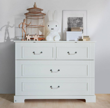 Bellamy® Ines komoda 4-szuflady | Elegant White