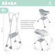 BEABA Camele'o Stand | Bath and Changing Table Stand | Light Mist