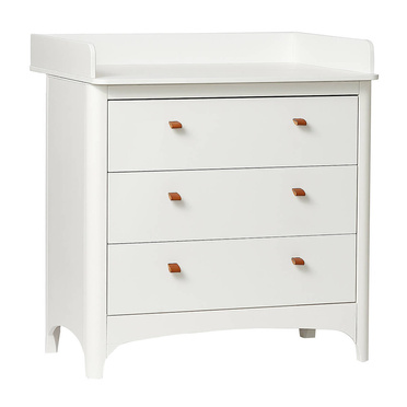 LEANDER - Classic™| White dresser changing table