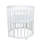 Waldin® łóżeczko 7w1 Owal