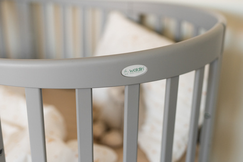 Waldin® 7in1 Oval crib