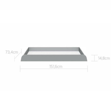 Bellamy Up! gray drawer 70x120