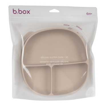 B.Box® silikonowy talerzyk z przykrywką 