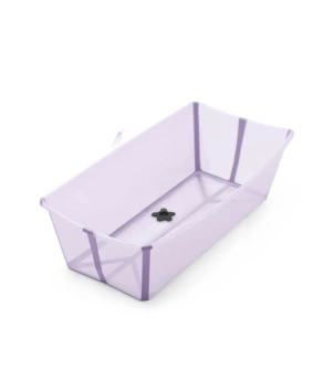 Stokke® Flexi Bath® X-Large duża składana wanienka | Transparent Calming Lavender
