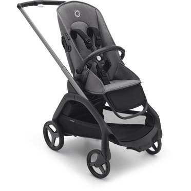 Bugaboo® Dragonfly frame + base | Graphite + Gray Melange