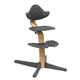 Stokke® Nomi® 3-in-1 set, ergonomic feeding chair Oiled Oak Anthracite