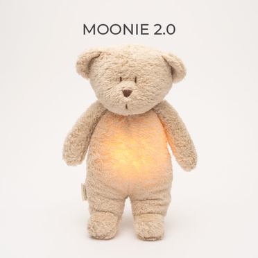 MOONIE 2.0 |  SZUMIŚ | SZUMIĄCY MIŚ ORGANIC Z LAMPKĄ | SAND