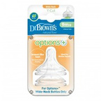 BROWNS | Wide-neck pacifier level Y ( +9 months ) for porridge