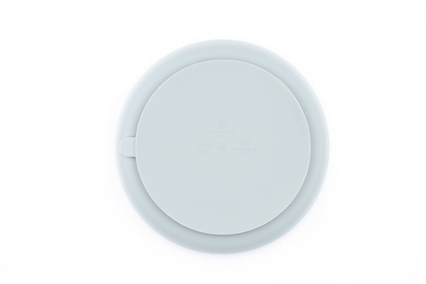 Baby In World® three-piece silicone plate with suction cup