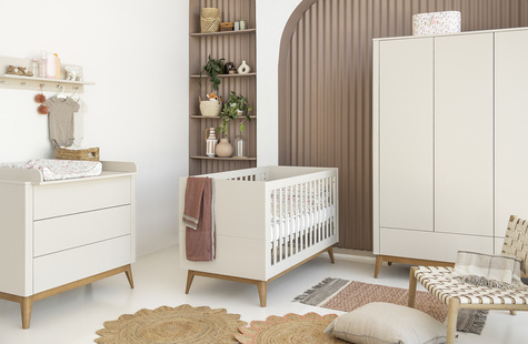 Pinio Miloo crib 120x60 white