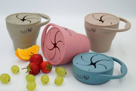 Baby In World® non-sip silicone folding cup
