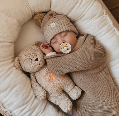MOONIE 2.0 | TEDDY BEAR | TEDDY ORGANIC WITH LIGHT | FLEECE
