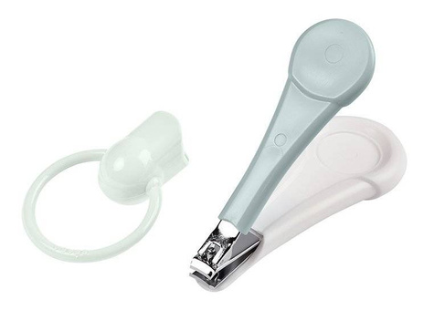 BEABA | Nail Clippers in Case | Green Blue