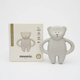 Moonie Gray teddy bear teether made of natural rubber