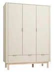 Pinio Miloo 3 door closet champagne
