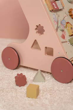 Little Duch® drewniany chodzik edukacyjny | Flowers & Butterflies