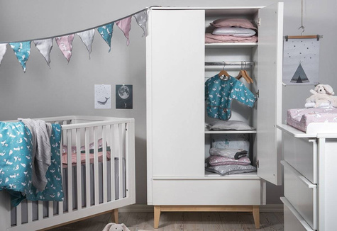 Troll Nursery | Scandy | Łóżeczko Dziecięce – 140 x 70 cm | White