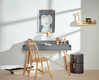 Bellamy Lotta grey desk
