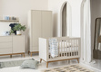 Pinio Miloo chest of drawers 3 drawers + 1 door champagne