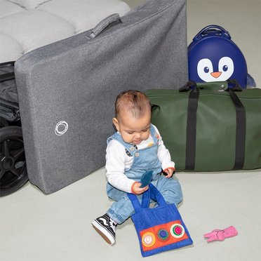 Bugaboo® Stardust Lightweight Travel Cot | Grey Melange