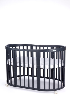 Waldin® 7in1 Oval crib