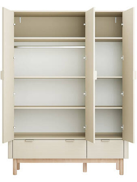 Pinio Miloo 3 door closet champagne