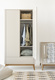 Pinio Miloo chest of drawers 3 drawers + 1 door champagne