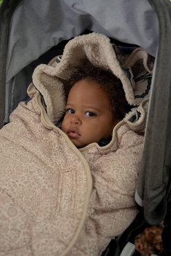 Lodger® waterproof double layer winter stroller sleeping bag beige Taslon Birch