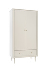 Pinio Miloo chest of drawers 3 drawers + 1 door champagne