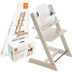 Stokke® Tripp Trapp® 2in1 set, highchair + baby set | Whitewash