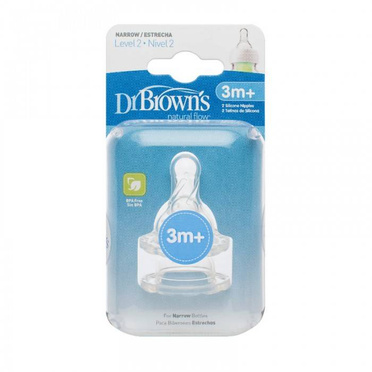 BROWNS | Bottle pacifier standard level 2 (3-6 months)