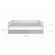 Bellamy Pinette bed 90x200