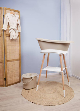 Bébé-jou® Sense Edition bathtub with sensor | Taupe