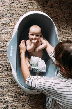 BEABA Camele'o | Classic Baby Bathtub | Green Blue