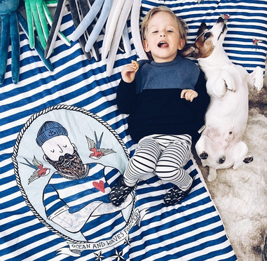 La Millou | Lightweight minky blanket 110x140 L | Pretty Barbara