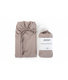 Poofi® sheet 100% organic cotton, 140 x 70 cm chocolate