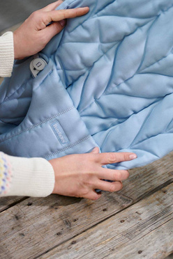 BabyBjorn | BLISS Baby Bouncer | Leżaczek-Bujaczek | 100% Bawełna | Blue