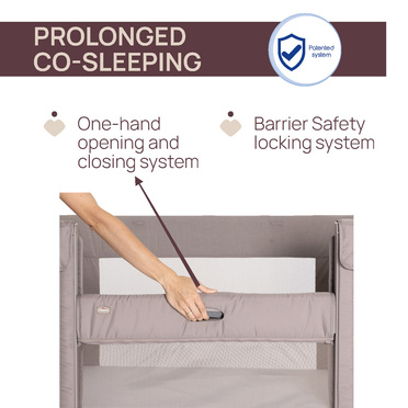 Chicco® Next2Me Forever travel crib | Almond