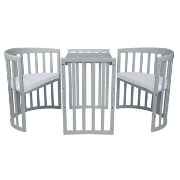 Waldin® łóżeczko 7w1 Owal