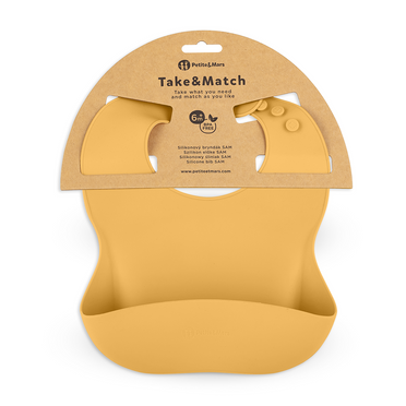 Petite&Mars® Take&Match silicone bib
