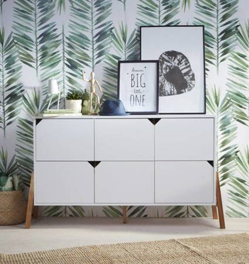 Bellamy Lotta snow 6-drawer dresser