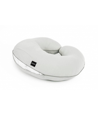 Poofi® nursing pillow 100% organic cotton | Light grey